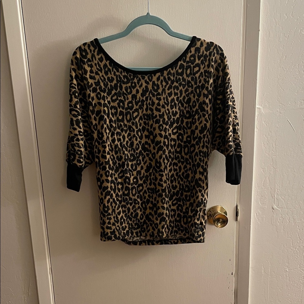 Leopard Print Women's Top